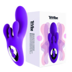 FeelzToys - TriVibe G-Spot Vibrator with Clitoral & Labia Stimulation Purpl