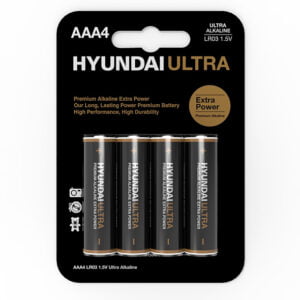 Super Alkaline AAA Batteries 4 pcs