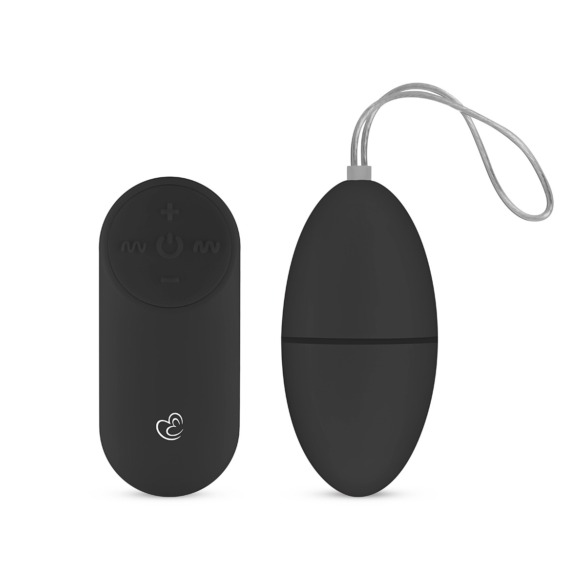 EasyToys - Remote Control Vibrating Egg - Black