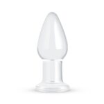 Clear Glass Buttplug