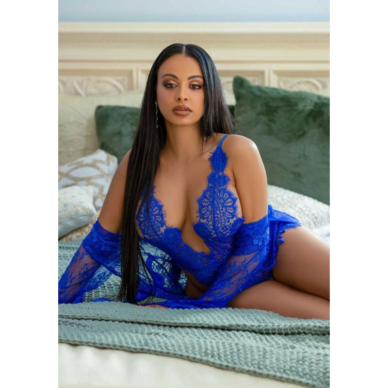 Bodysuit & Kimono Royal - Blue