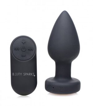 Vibrating LED Light Butt Plug - Medium