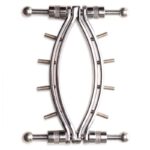 Spread 'Em Poker Vagina Clamp with Adjustable Pressure Screws