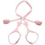 Bondage Harness w/ Bows M/L - Pink