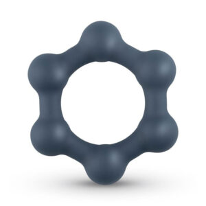 Boners Hexagon Cockring With Steel Balls