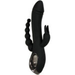 Evolved - Trifecta Rabbit Vibrator - Black