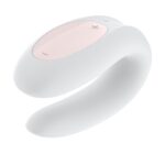 Satisfyer Double Joy Couples Vibrator- White