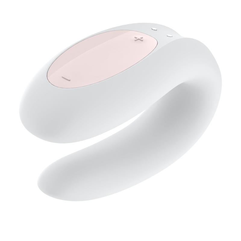 Satisfyer Double Joy Couples Vibrator- White