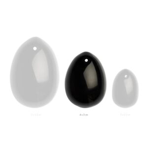 Yoni Egg - Size M - Black Obsidian