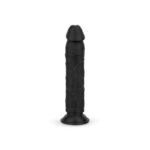 Dildo without balls 17.5 cm - black
