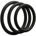 Doc Johnson - OptiMALE 3 Thin C-Ring Set - Black
