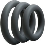 Doc Johnson - OptiMALE 3 C-Ring Set Thick - Grey