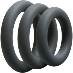 Doc Johnson - OptiMALE 3 C-Ring Set Thick - Grey