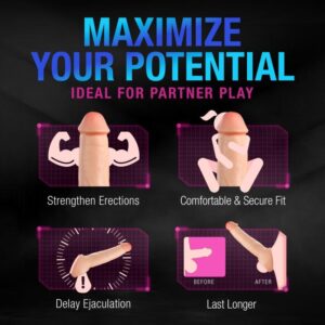 Blush - Performance Plus Thrive Penis Xtender Silicone - 6,3 cm