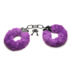 XR Brands - Cuffed In Fur Handcuffs - Purple