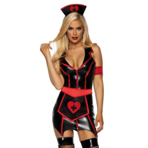 Leg Avenue – Vinyl Naughty Nurse Costume