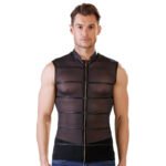 Powernet Shirt With Wetlook Stripes
