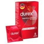 Durex - Thin Feel Classic Condoms - 8 Pieces