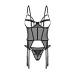 Obsessive - Freedom Euridia Corset and Thong - Black