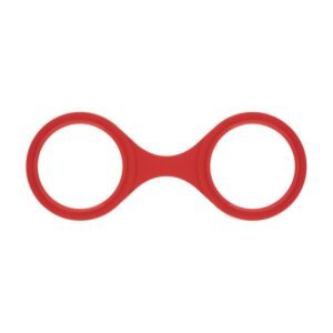 EasyToys - Flexible Silicone Handcuffs - Red