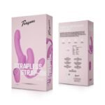 Teazers - Strapless Strap-On with Anal Plug - Pink