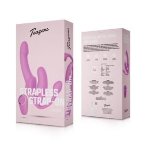 Teazers - Strapless Strap-On with Anal Plug - Pink