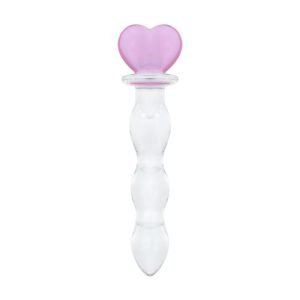 Gildo - No. 37 Glass Dildo Heart Shape - 18 cm