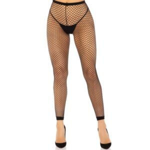 Leg Avenue - Industrial Net Footless Tights - Black