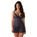 Obsessive - Nightly Chemise Set - Blue