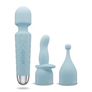 EasyToys - Wand Collection Mini Wand Vibrator - Blue