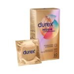 Durex - Condoms Nude Extra Lubricant - 10 pieces
