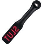 Sportsheets - Leather Impression Paddle - Slut Black