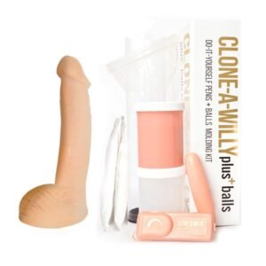 Clone-A-Willy - Vibrating Dildo Kit with Balls - Beige