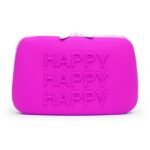 Happy Rabbit - HAPPY Storage Zip Bag - Large Purple