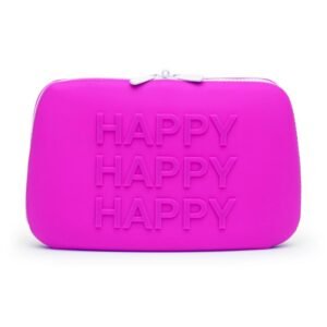 Happy Rabbit - HAPPY Storage Zip Bag - Large Purple