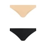 Bye Bra - Invisible Brazilian Nude + Black S