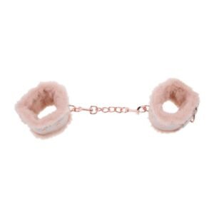 Sportsheets - S&M Peaches â€˜n CreaMe Fur Handcuffs - Cream
