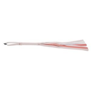 Sportsheets - S&M Peaches â€˜n CreaMe Stripe Flogger - Cream & Orange