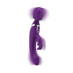 Easytoys Vibe - 2 in 1 Wand Vibrator - Purple