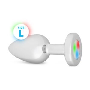 Easytoys Anal Collection - Butt Plug LED Large - Silver