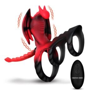 Creature Cocks - Dragon Flight Vibrating Cock Ring - 9.9 cm
