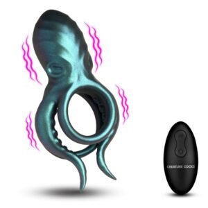 Creature Cocks - Octo Grip Vibrating Cock Ring - Blue