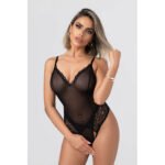 Christine - Open Crotch Body Monroe - Black
